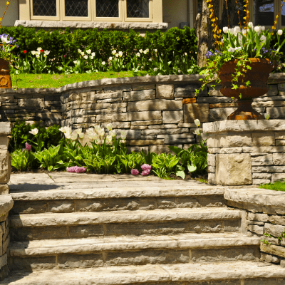Retaining Wall Installation